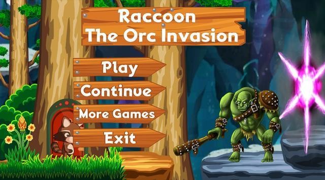 小浣熊冒险游戏正式版(RaccoonThe Orc Invasion)
