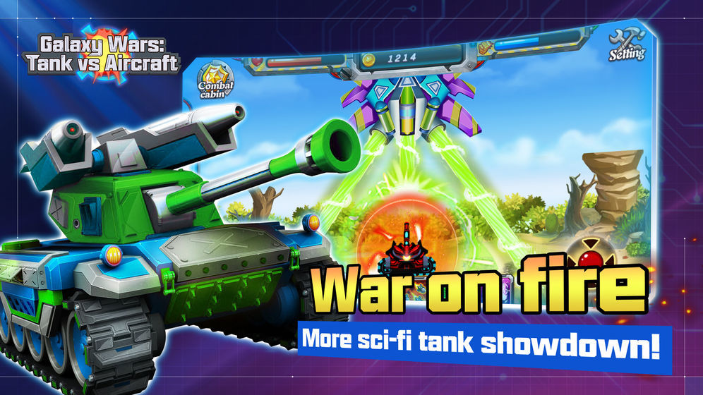 (Galaxy Wars: Tank vs Aircraft)汉化版