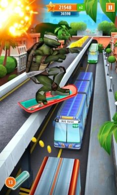 忍者神龟地铁跑酷游戏官方版