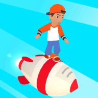 火箭跑酷3D游戏官方版(Rocket Surfer 3D)