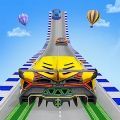 超级坡道超跑竞赛官方版游戏(Mega Ramp Car Stunt Racing Game - 3D Shooting Gam)