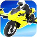 摩托飞车模拟赛游戏下载最新版(Flying Motorbike Simulator)